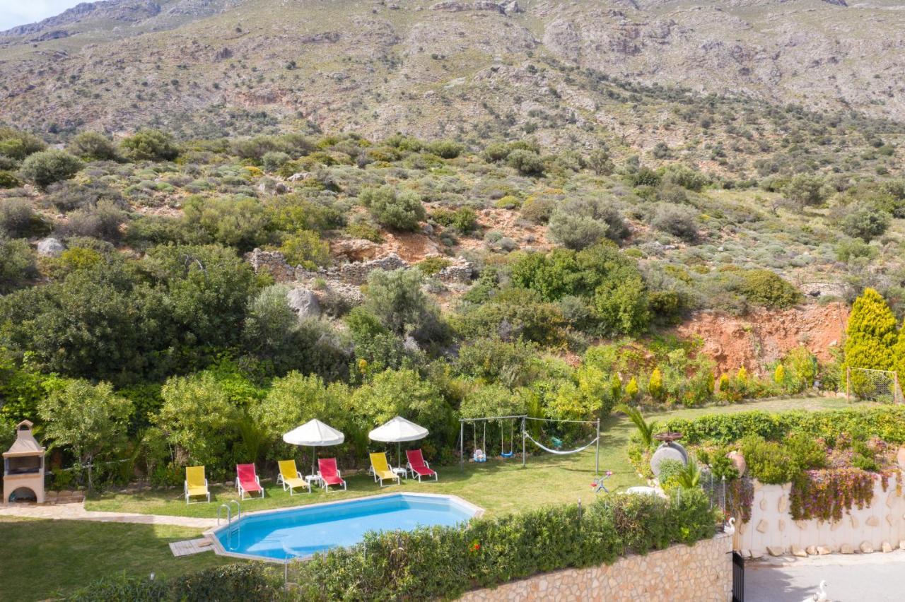 Triopetra Luxury Villas Panagia Exterior foto